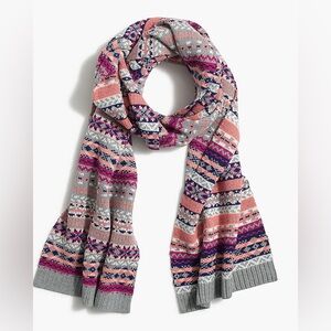 J. Crew Fair Isle Scarf